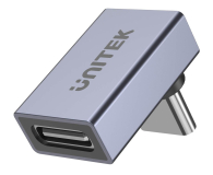 Unitek Adapter USB-C 40Gbps 240W 8K/60Hz kątowy - 1300686 - zdjęcie 1